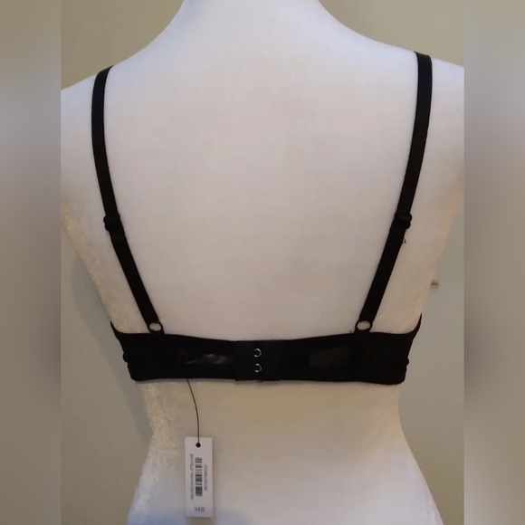 NEW Purple and Black lace push-up bra Size 34B ♡Beautiful♡ - Picture 2 of 11